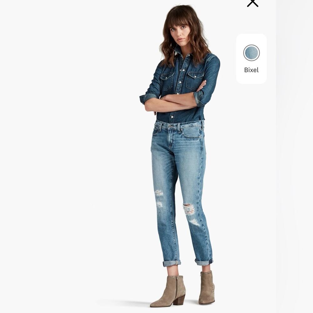 Lucky Brand Sienna Slim Boyfriend Jeans